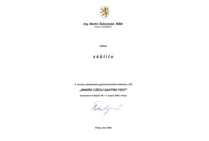 Záštita ministra zemědělství