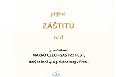MAKRO Czech Gastro Fest 2025 obdržel čtyři významné záštity